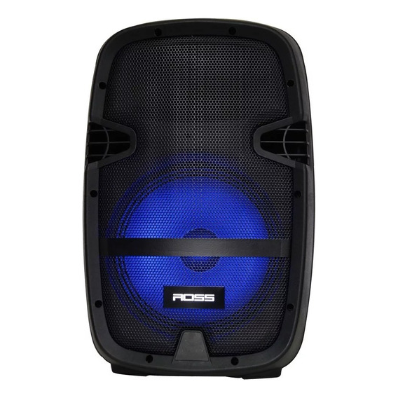 Bafle Portatil Ross Rp12al-r 400w Bluetooth/luz Led/c.remoto