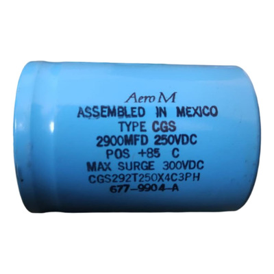 Aero M Cgs 2900mfd 250vdc Capacitor Max 300vdc