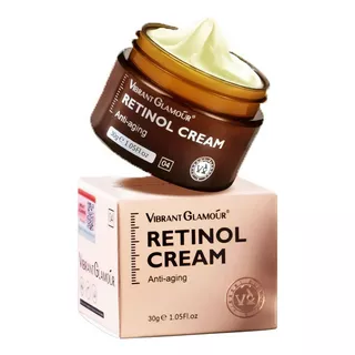 Vibrant Glamour Retinol Creme Anti Envelhecimento Rugas 30g Momento De Aplicação Dia/noite Tipo De Pele Todo Tipo De Pele