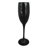 Copa Champagne Nadir Barone Copon Vidrio 190ml Set X12 Negro