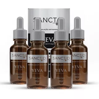 Kit 4 Und Sanctio Nanoformulacao Antiqueda Capilar Yeva 20ml