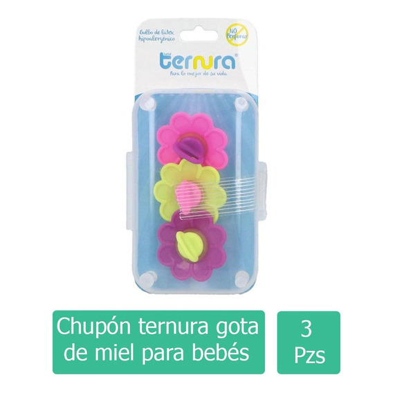 Chupón Ternura Gota De Miel Para Bebés De 0 A 4 Meses Empaqu