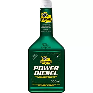 Aditivo P/ Combustível Bardahl Power Diesel 500ml Limpa Bico Cor Verde