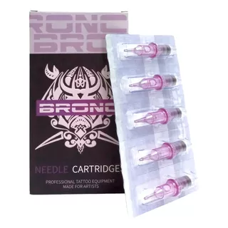 Cartuchos Pen Bronc Lila Premium (5u) Tattoo Tatuajes 