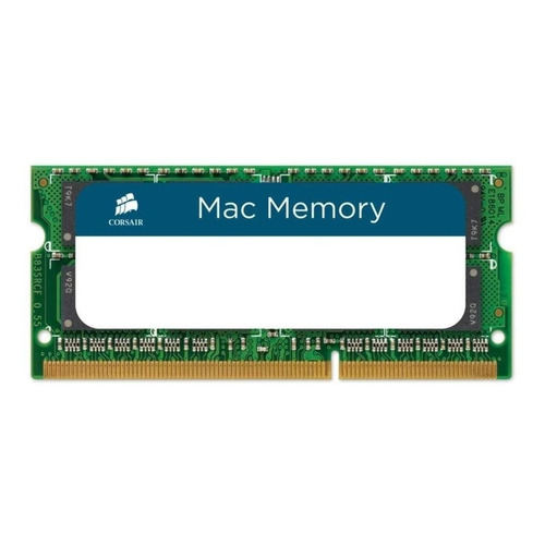 Memoria RAM Apple SODIMM gamer color verde  16GB 2 Corsair CMSA16GX3M2A1600C11