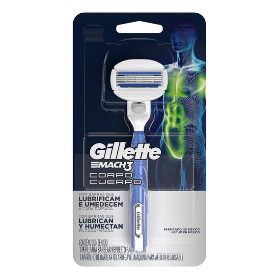 Máquina De Afeitar Gillette Mach3 Cuerpo