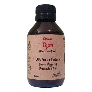 Óleo Vegetal De Ojon 100% Puro E Natural 100ml - Insitta