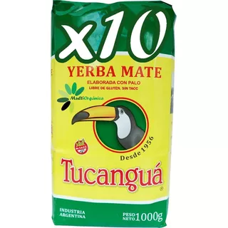 Yerba Mate Tradicional Suave Tucanguá X Kilo - Pack X 10