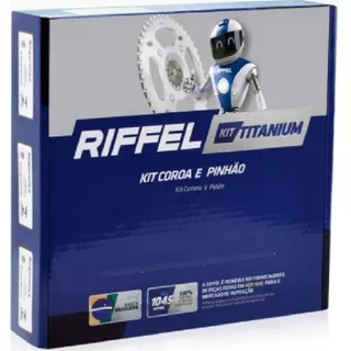 Kit Relação Cg Titan 150 2010 2011 2012 Ks Es Esd Ex Riffel