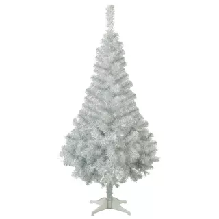 Arbol Navidad Canadian Spruce Blanco/plata 1.5m Black Friday Color Blanco Plata