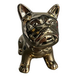 Escultura De Bulldog Pug  Adorno Para Decoración