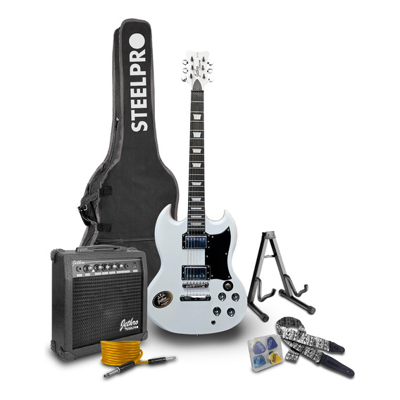 Paquete Guitarra Electrica Jethro Series By Steelpro 051-sk
