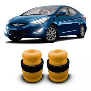 2 Batente Traseiro Mola Hyundai Elantra 2012 2013 2014 15