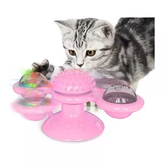 Molino De Viento Juguete Interactivo Para Gatos Con Catnip 