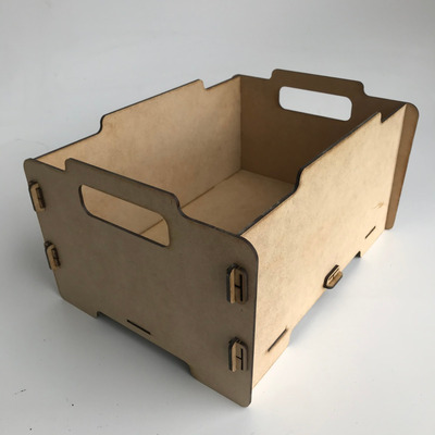 Cajones Apilables - 35x25x18 Cm - Mdf 