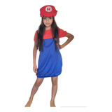 Disfraz Mario Bros Niña Minilook