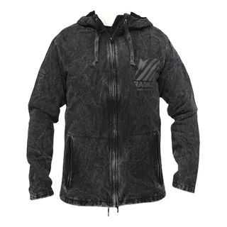 Campera De Gabardina Radikal Racing Star Black