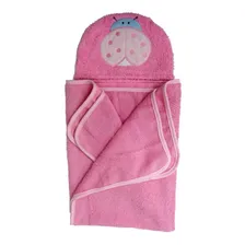 Toalla capucha algodón para bebé Mini Me gatita rosada Toalla capucha algodón para bebé Mini Me gatita rosada