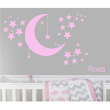 Vinilo Decorativo Infantil Luna Estrellas Esticker 3