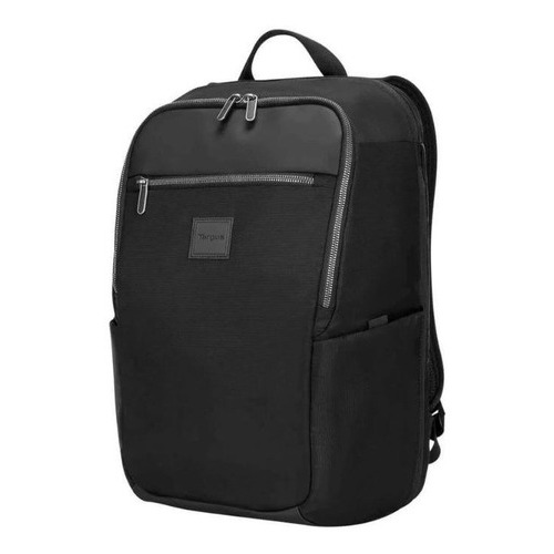 Mochila Targus Expandible Urbana 15,6  Negra - Tbb626gl Color Negro Diseño De La Tela Liso