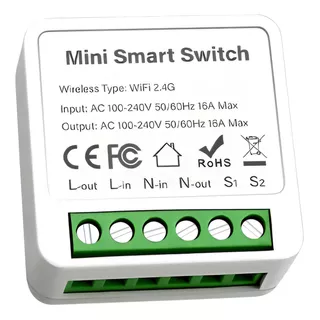 Interruptor Inteligente Mini Switch 16a Smartlife Alexa 
