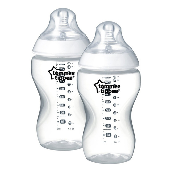 Tommee Tippee Closer to Nature mamadera 340ml color transparente