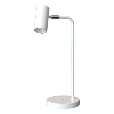 Lámpara De Escritorio Esq1-10w Blanca 150mm Tbcin Blanco Blanco