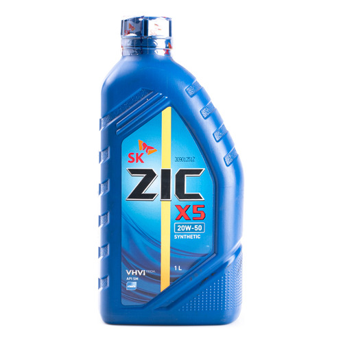 Aceite Motor Zic 20w50 X5 Sn 1 Litro Sintético