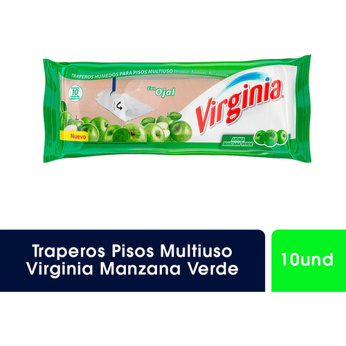 Paño de limpieza Virginia TRAPERO paño blanco 10 u