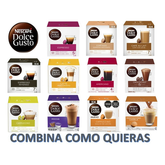 Oferta 3 Cajas (48unid) - Capsula Nescafe Dolce Gusto Cafe