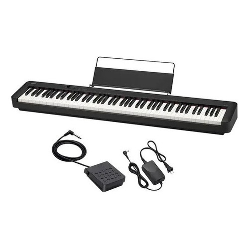 Piano digital Casio Cdp S160, 88 teclas, color negro Bivolt 110 V/220 V