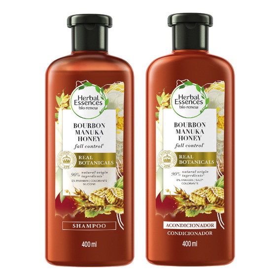 Herbal Essences Bourbon Manuka Honey Kit Shampoo + Enjuague