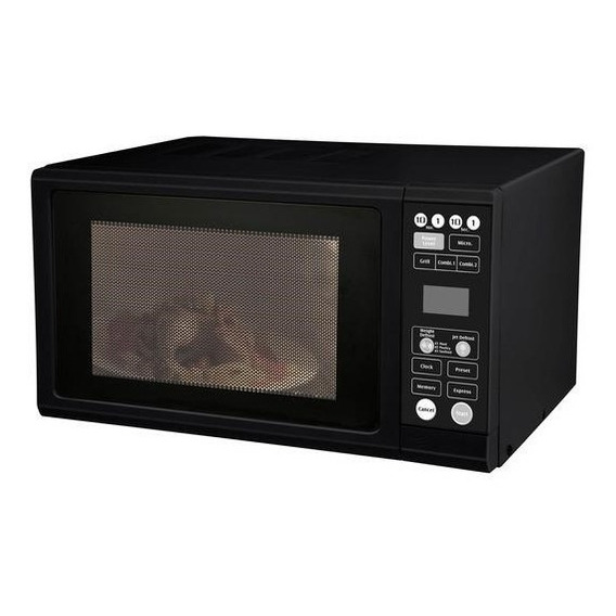 Microondas Negro Cocina Digital Kassel 25 Lts Con Grill Acra