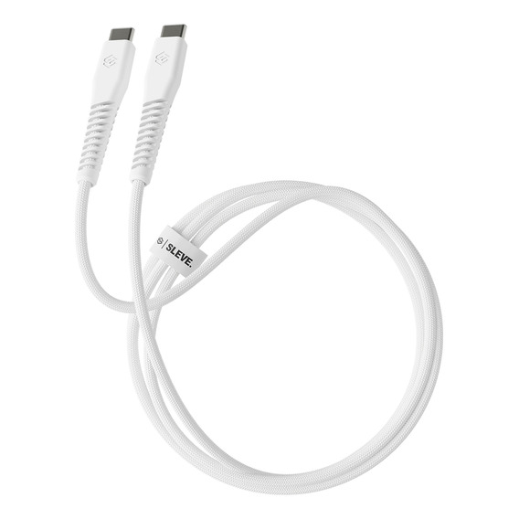 Cable Cargador Sleve Line X Usb Tipo C A Tipo C White