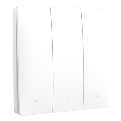 Tecla Kinetic Pulsador Blanco 3 Canales Radiofrecuencia Mc