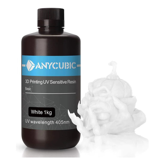 Resina Uv Para Impresora 3d Anycubic 1000g 405nm Blanco