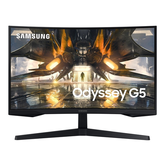 Monitor Gaming Samsung Ls27ag550 Odyssey G5 Curvo Negro 27