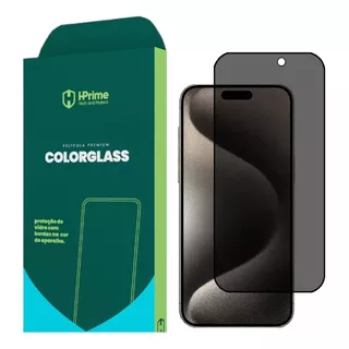 Película Hprime Colorglass Privacidade Para iPhone 15 Promax