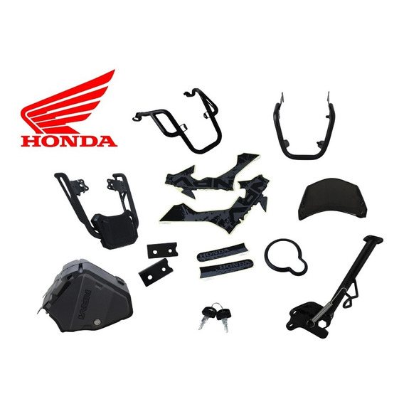 Kit Accesorios Con Pata Y Cajuela Honda Navi Original Nuevo