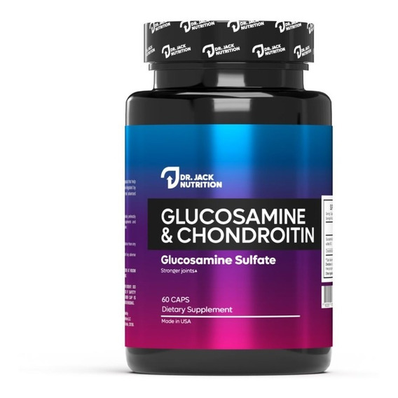 Glucosamina Y Condroitina - 60 Capsulas | Dr Jack Nutrition