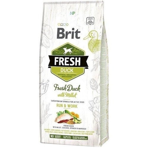 Alimento Perro Adulto Brit Fresh Pato 2,5kg. Np