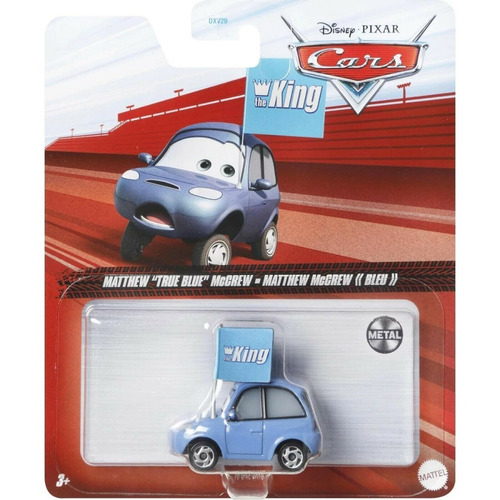 Cars Auto De Metal Mattew True Blue Mccrew - Mattel Color Celeste