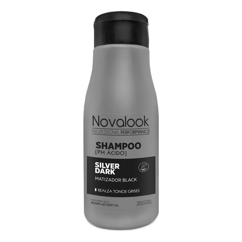 Shampoo Matizador Black 375ml. Novalook