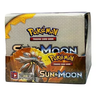 Cartas Pokemon Caja De 36 Sobres Sellados  Ingles  Sun Moon