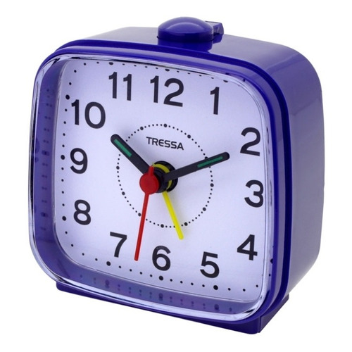 Reloj de mesa   analógico Tressa DD951  color azul 