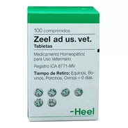 Zeel Ad Uso Veterinario Perro Homeopático Frasco 100 Comp
