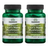 Swanson Melena De León 500mg/60 Cápsulas Pack X 2