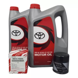 Kit Filtro Aceite + Aceite 5w30 Toyota Hilux Sw4 2016 - 2024