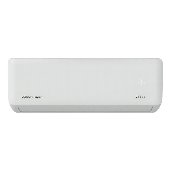 AIRE MINISPLIT MIRAGE XLIFE 1 TONELADA FRIO/CALOR 110V COLOR BLANCO