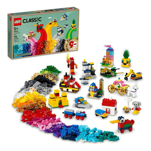 Lego Classic 11021 - 90 Años - 1100 Pz Cantidad De Piezas 1100